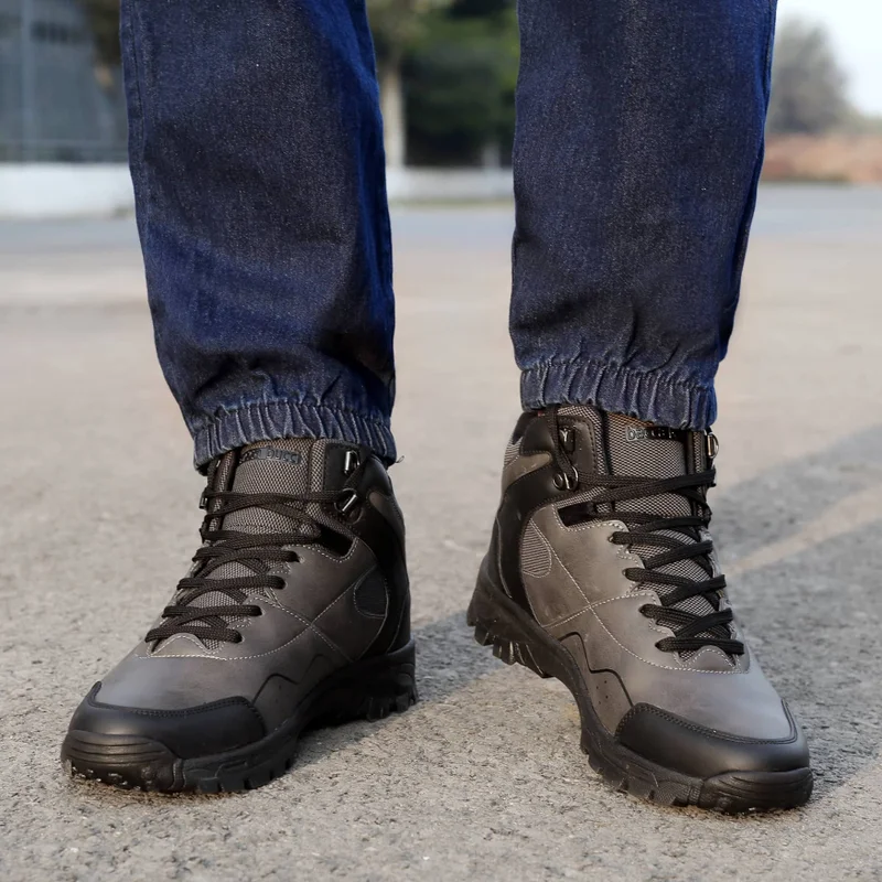 Bacca Bucci Grey Alpine Hiking & Trekking Boots for Men | Best Price UAE